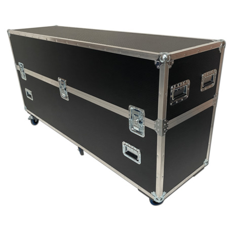 55 Digital Signage Totem Flight Case for Dsign 55 Freestanding 10 Point Touch Screen Display with Dual OS 